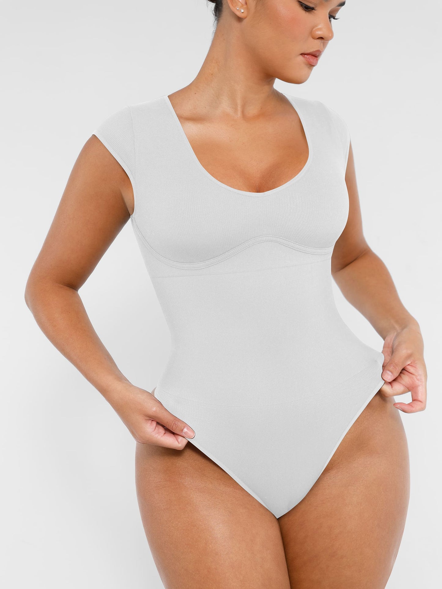 Bodysuit Tummy Control Shapewear Body Shaper Jumpsuit Top Going Out Shirt