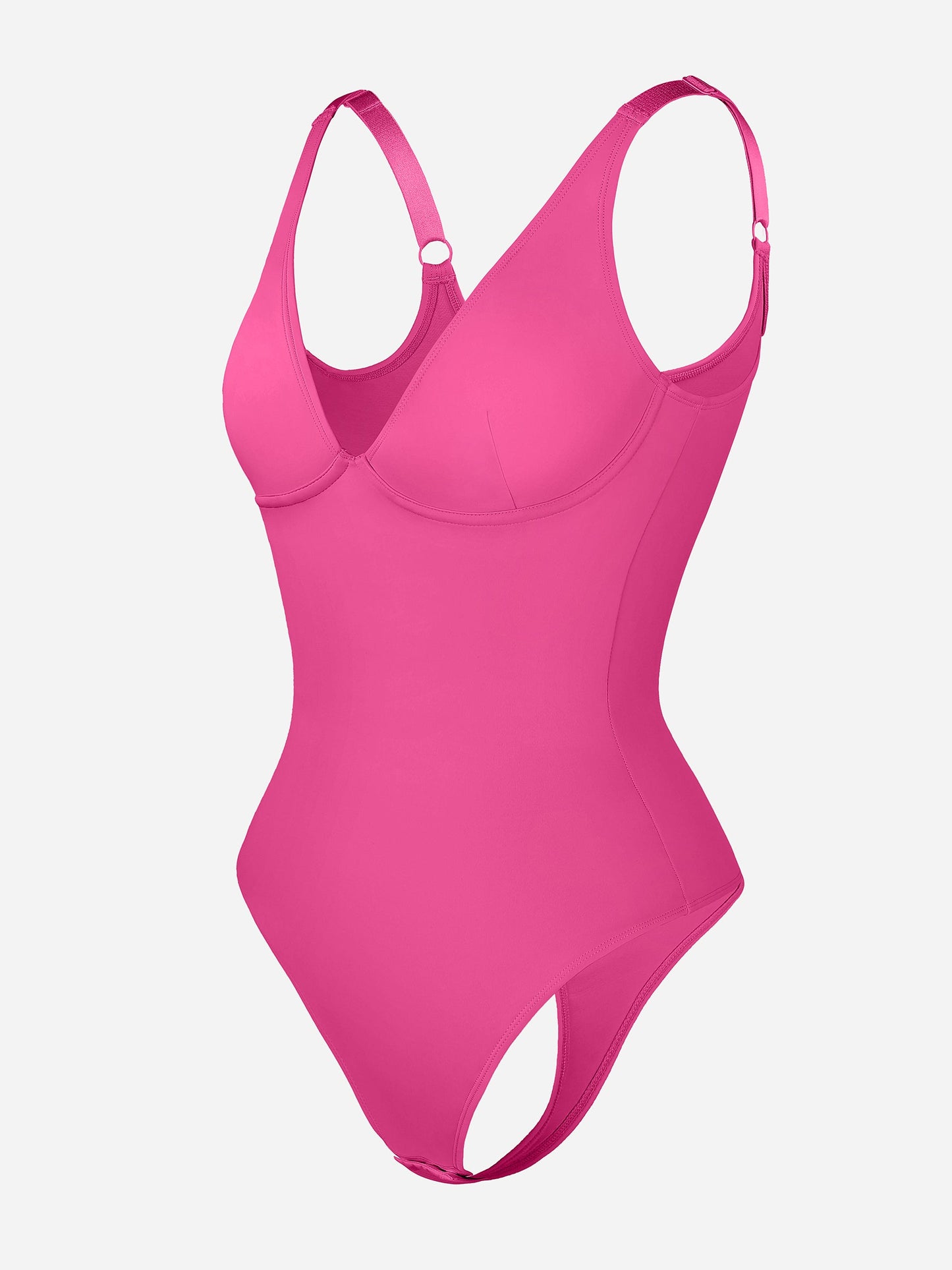 Deep V Neck Tummy Control Shapewear Bodysuit