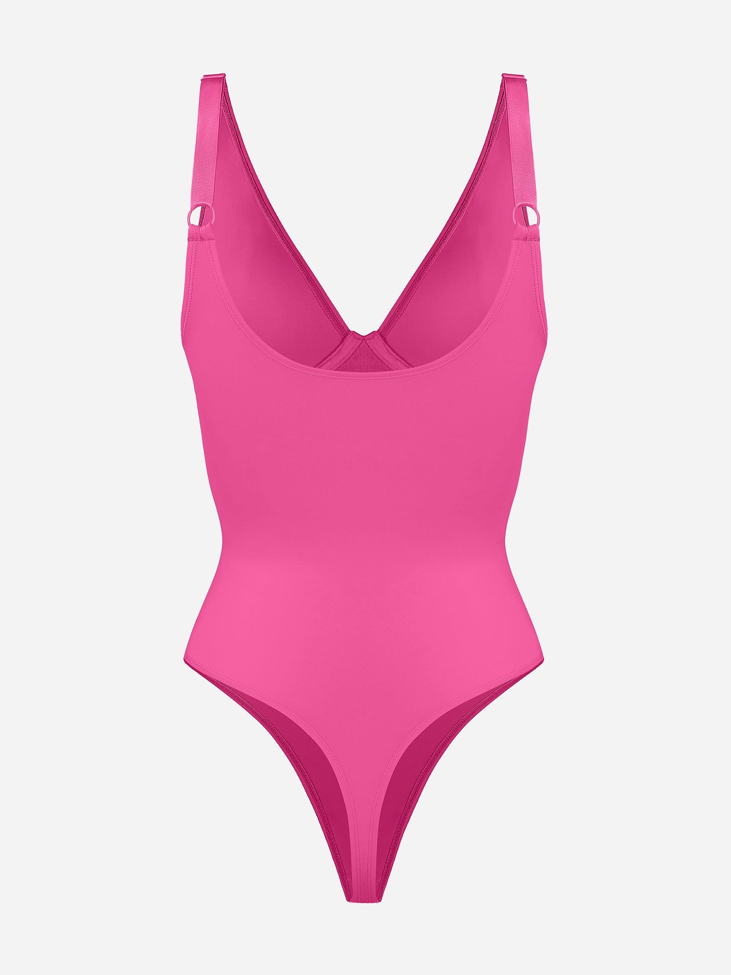 Deep V Neck Tummy Control Shapewear Bodysuit