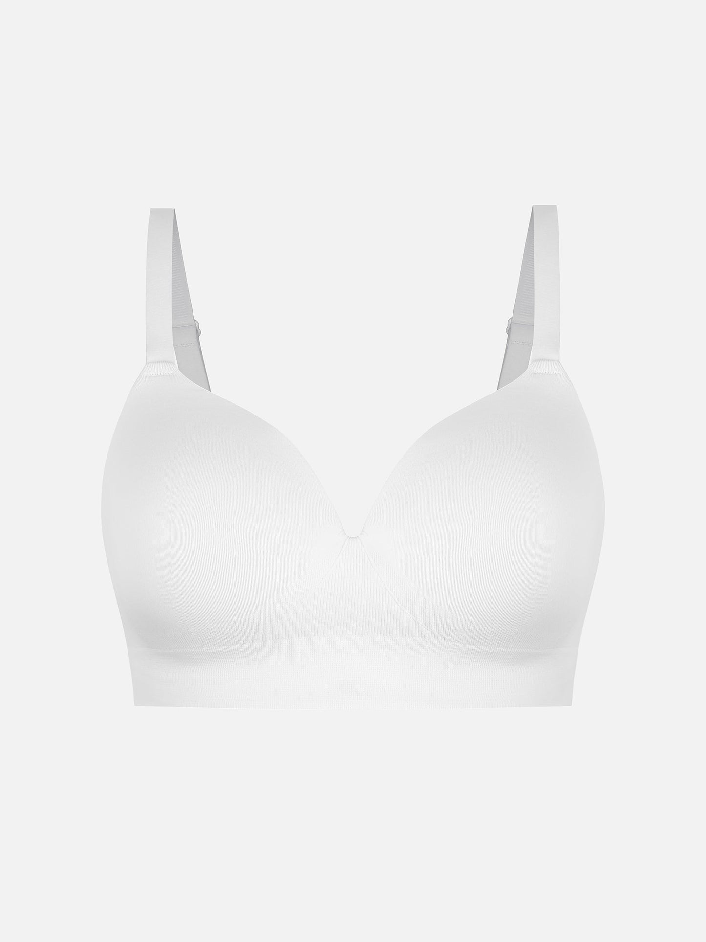 Wireless Seamless Push-Up V-neck Bra