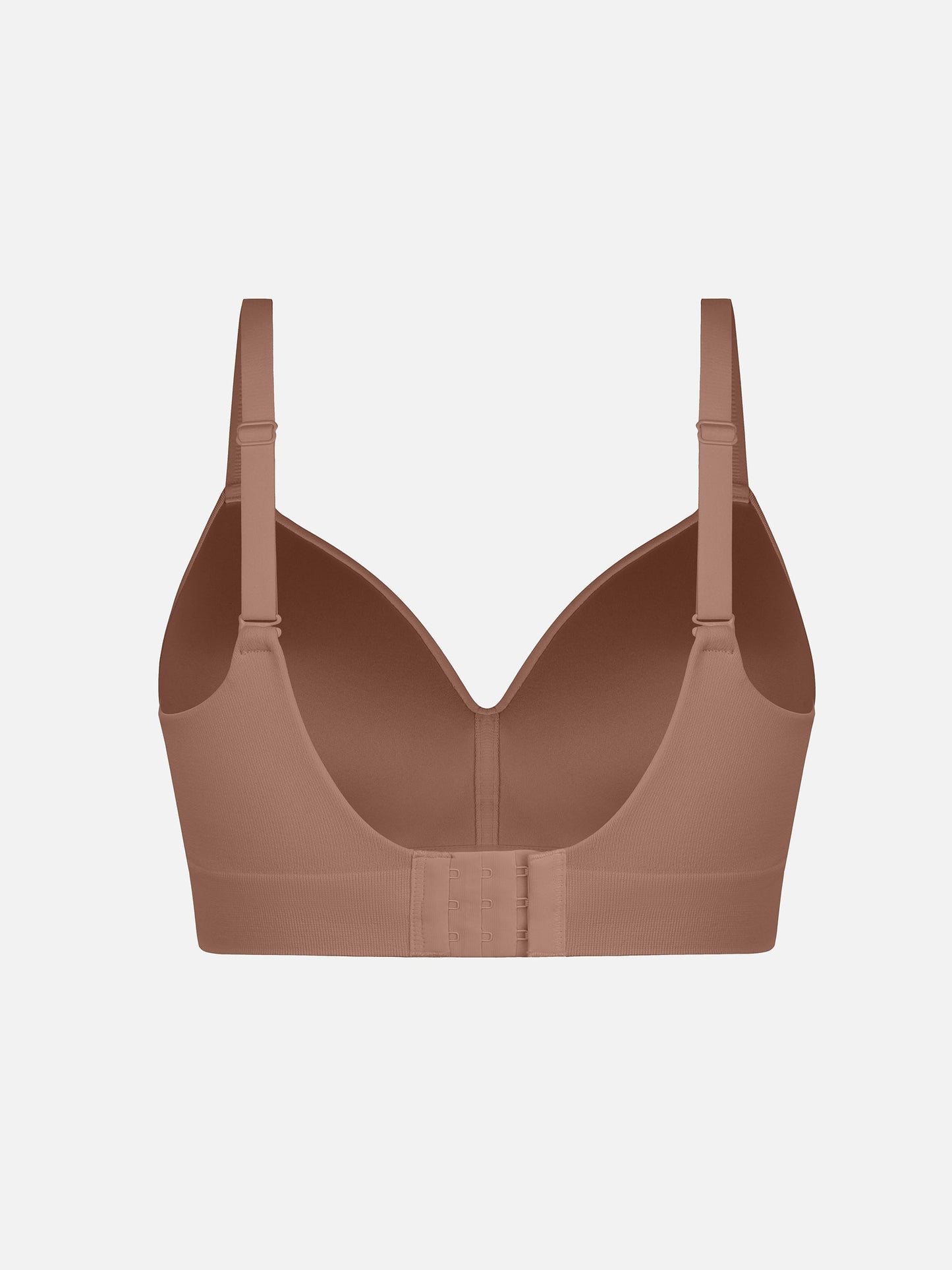 Wireless Seamless Push-Up V-neck Bra