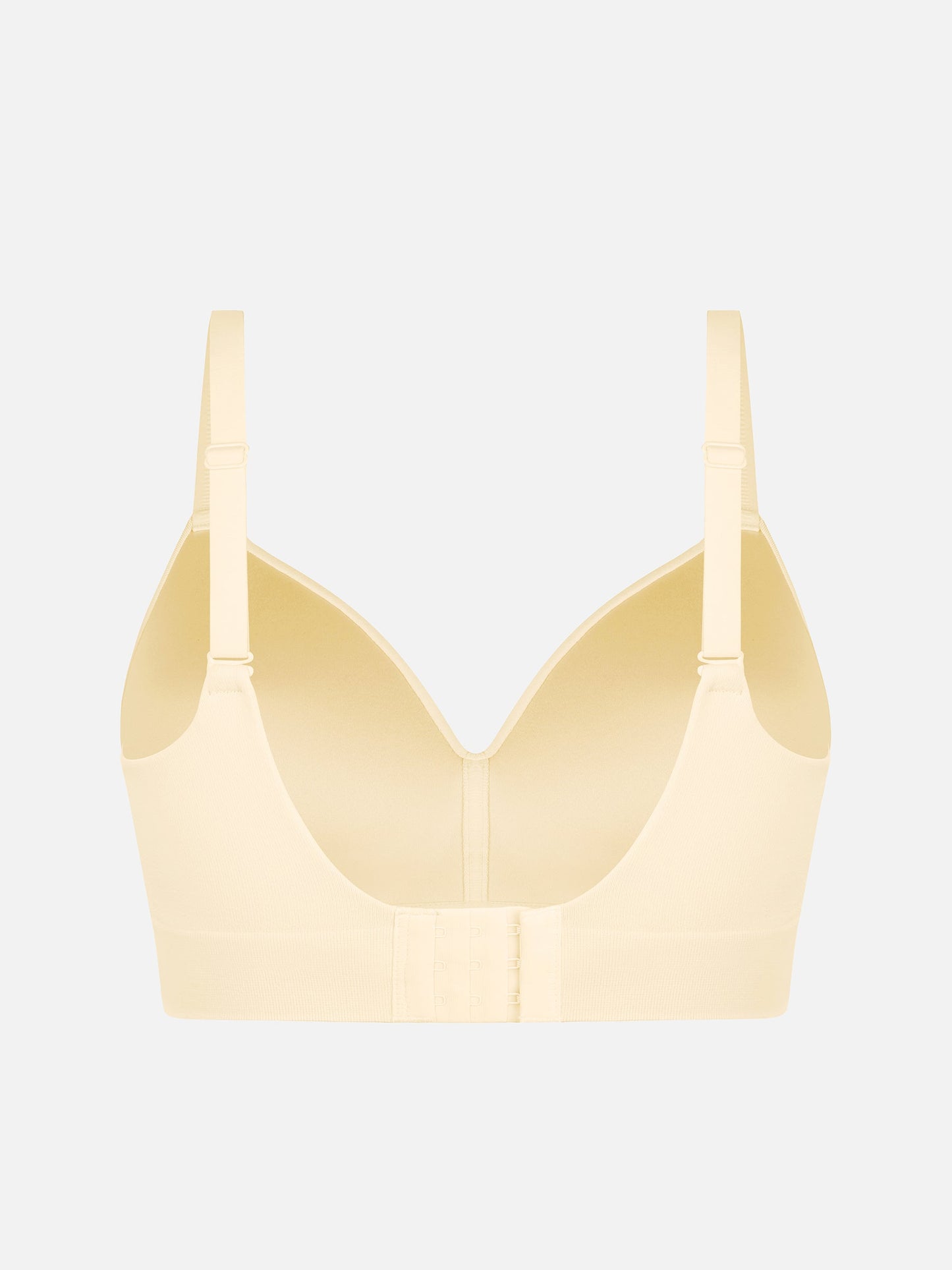 Wireless Seamless Push-Up V-neck Bra