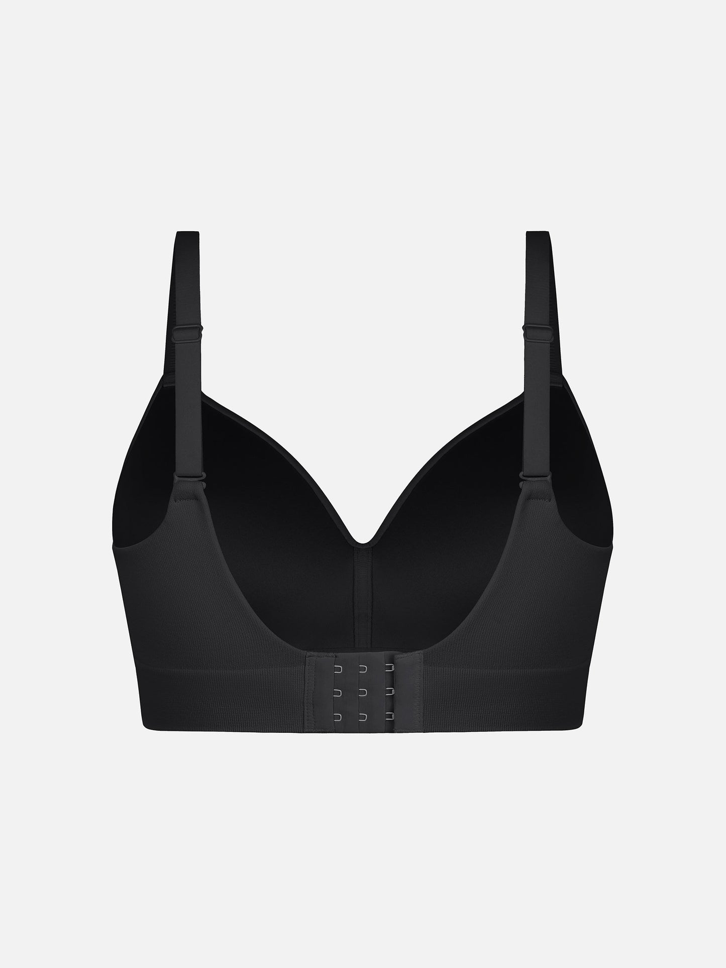 Wireless Seamless Push-Up V-neck Bra