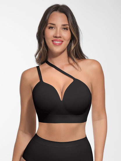 Wireless Adjustable Push-Up Full Coverage Bra