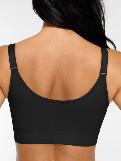 Post Surgery Full Coverage Compression Surgical Front Closure Mastectomy Bra