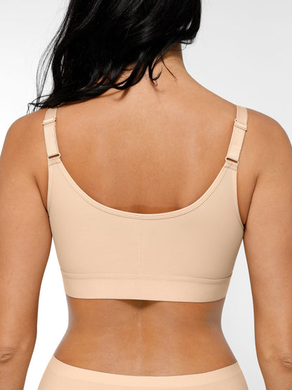 Post Surgery Full Coverage Compression Surgical Front Closure Mastectomy Bra