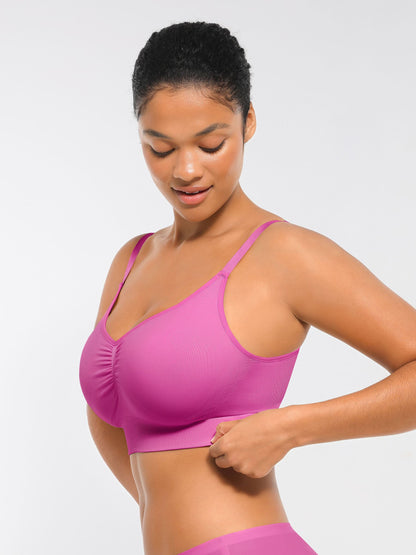 Seamless Everyday Bra with Built-In Soft Padding