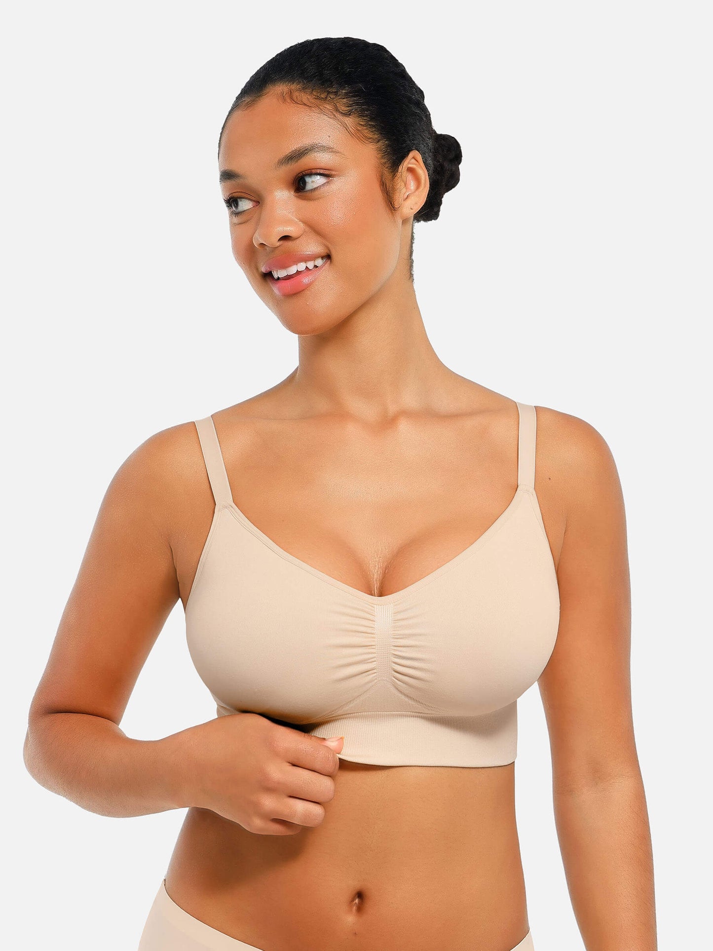 Seamless Everyday Bra with Built-In Soft Padding