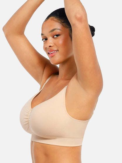 Seamless Everyday Bra with Built-In Soft Padding