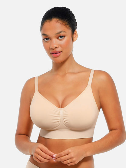 Seamless Everyday Bra with Built-In Soft Padding