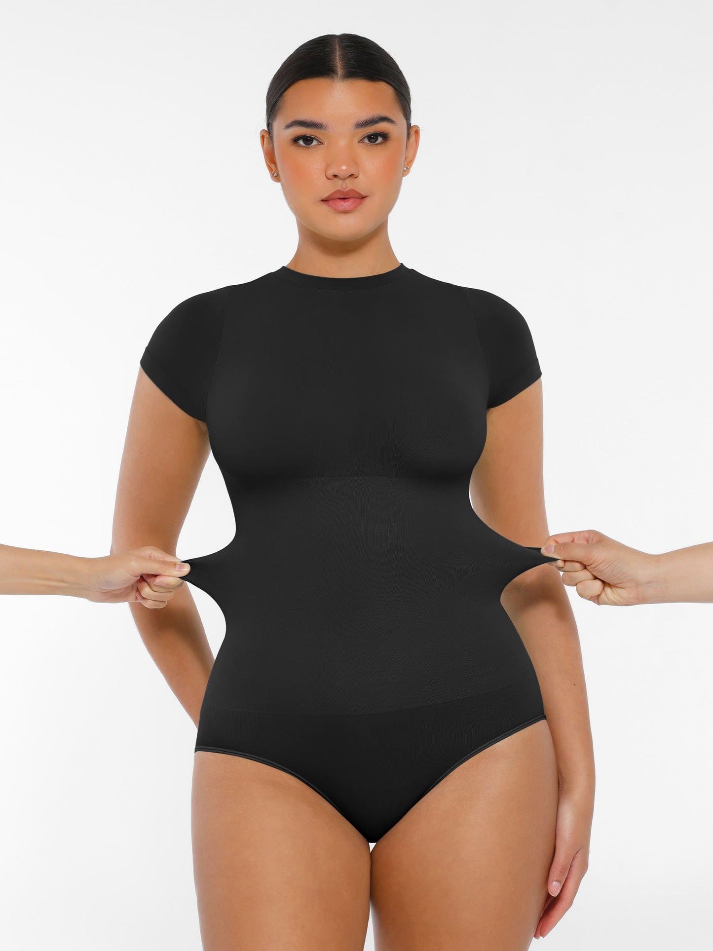 Seamless Crew Neck Short Sleeve Bodysuit
