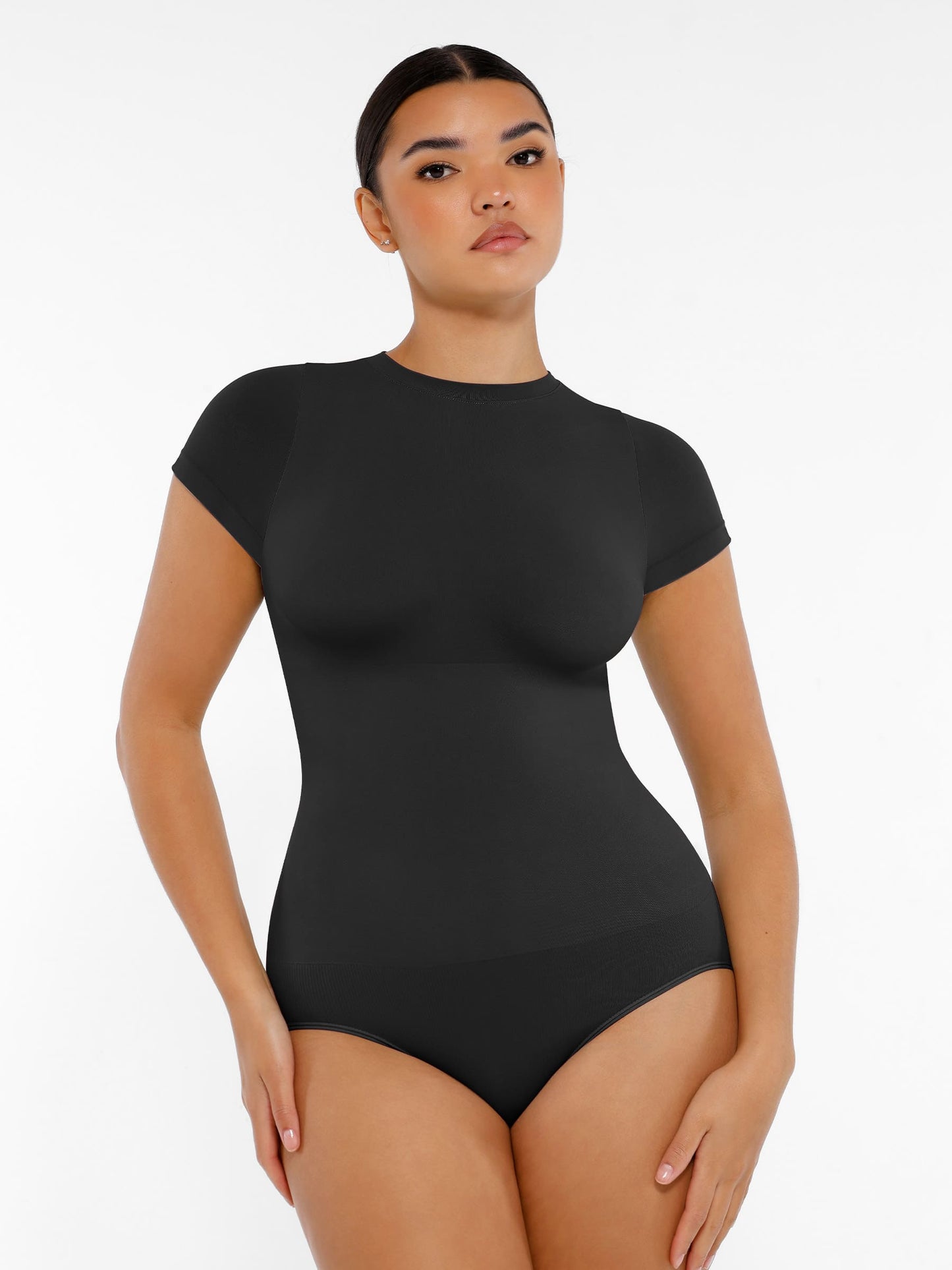 Seamless Crew Neck Short Sleeve Bodysuit