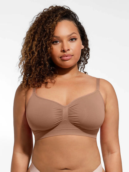Seamless Everyday Bra with Built-In Soft Padding