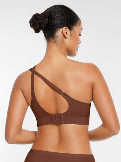Wireless Seamless Push-Up V-neck Bra