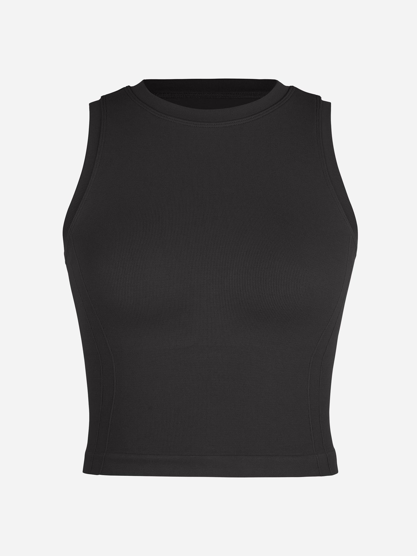 Seamless Sports Top with Built-in Bra