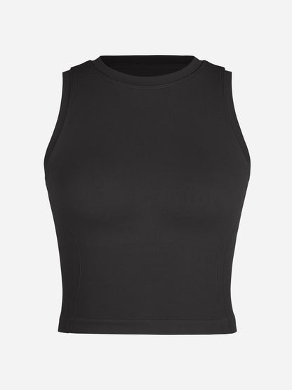 Seamless Sports Top with Built-in Bra