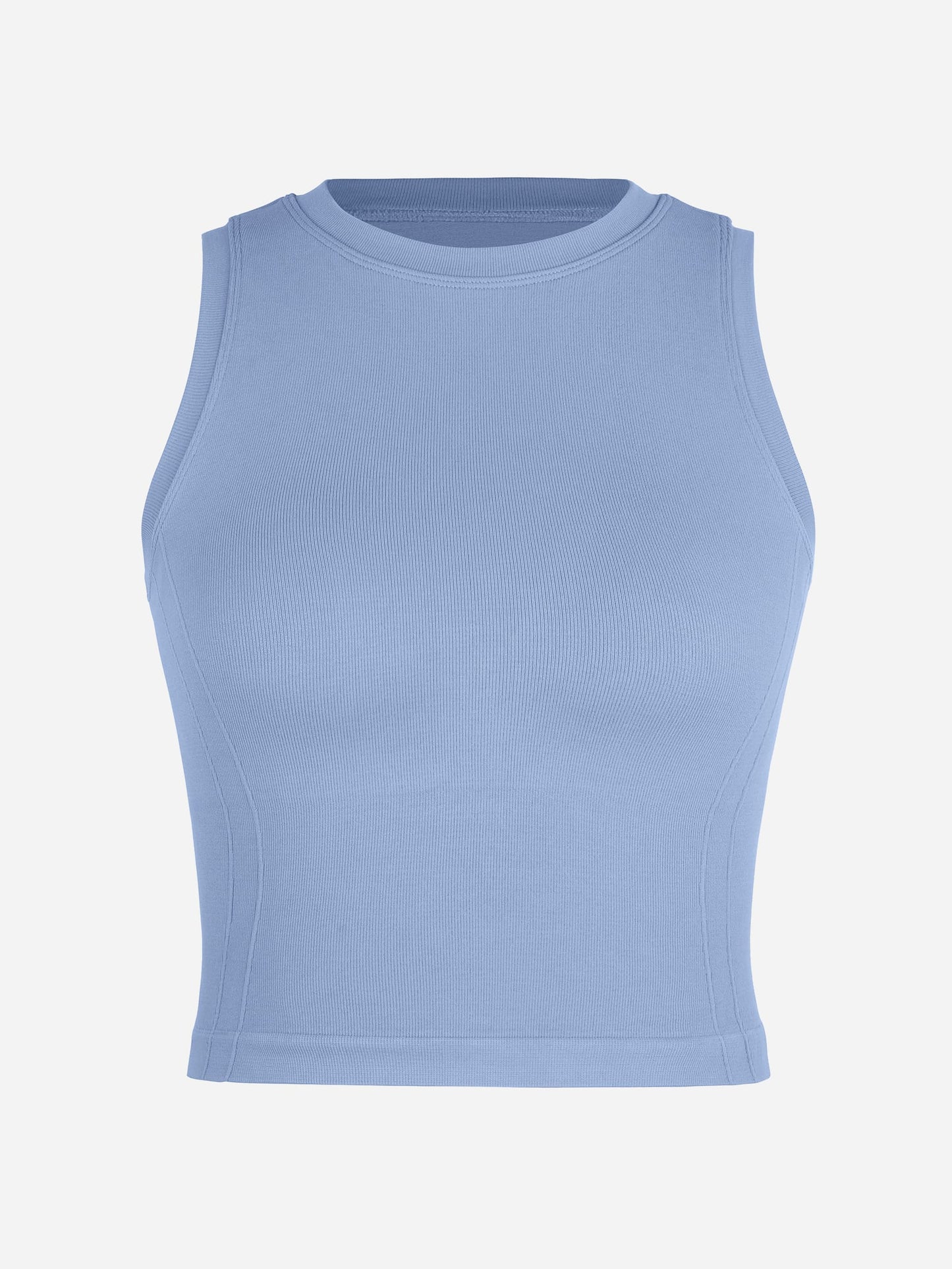 Seamless Sports Top with Built-in Bra