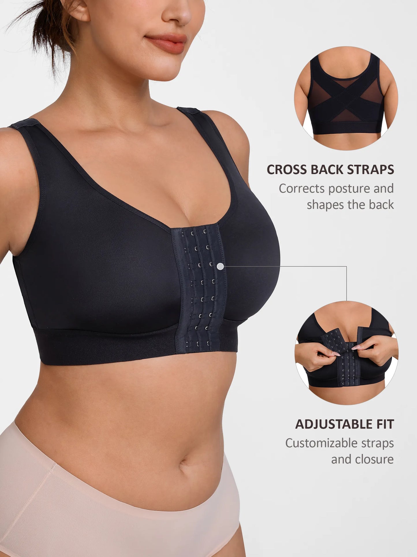 Arms Breast Support Adjustable Top for Recovery Daily