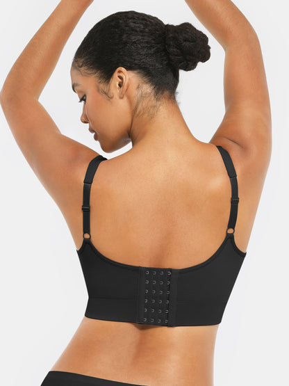 Seamless Comfort Bra with Smoothing Support and Adjustable Straps