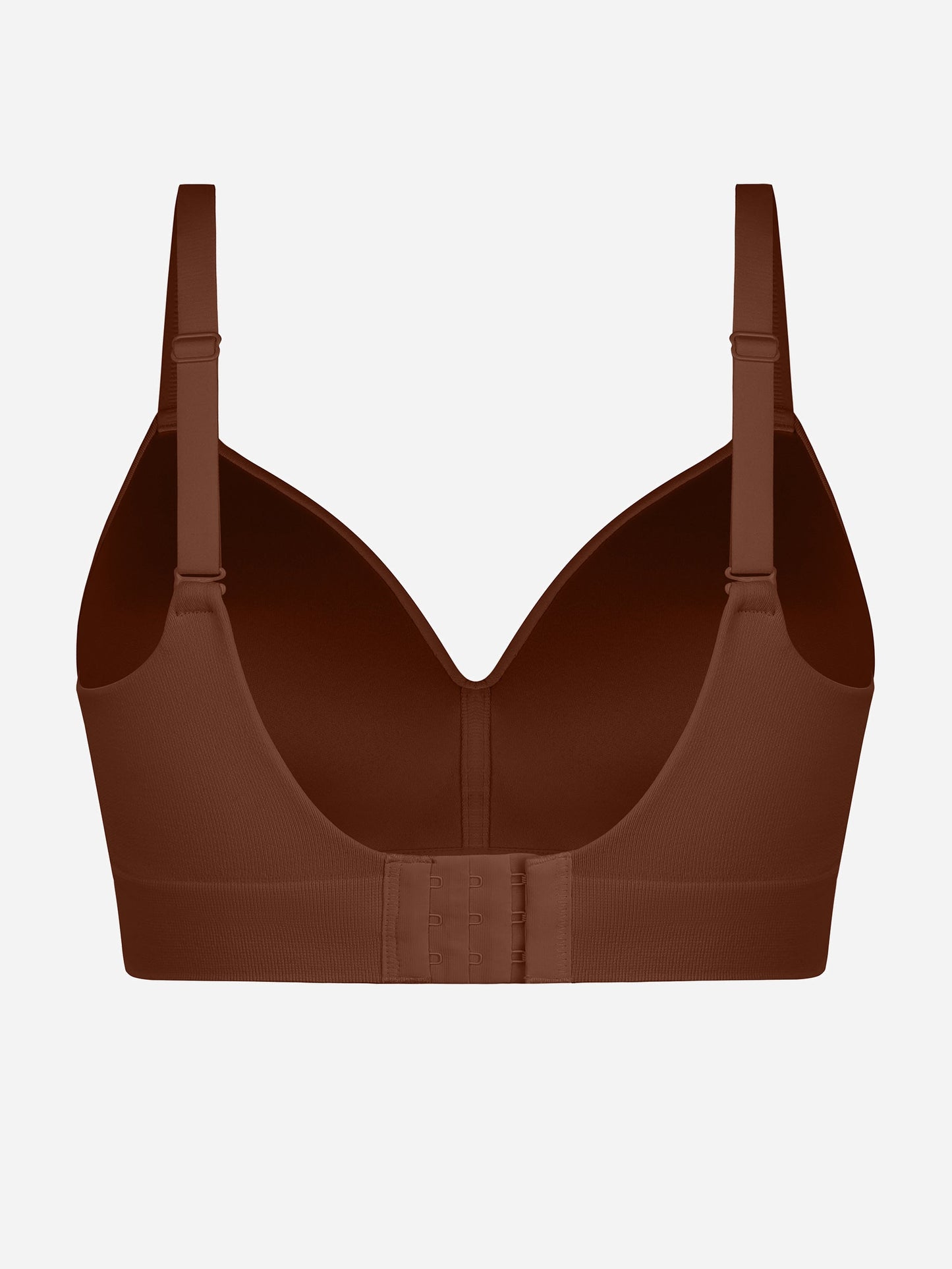Wireless Seamless Push-Up V-neck Bra