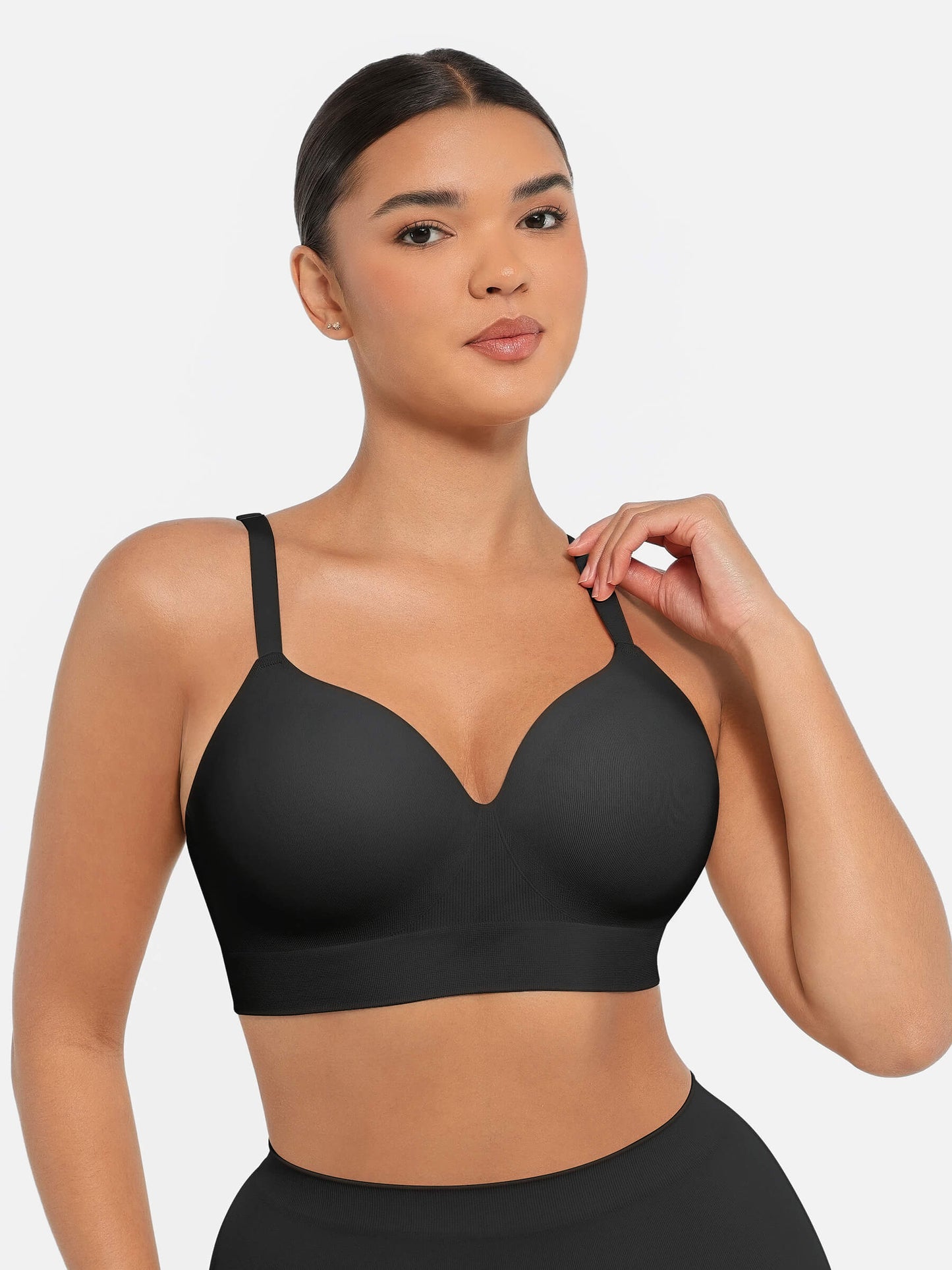 Full Coverage Push-Up Comfort Wireless Bra