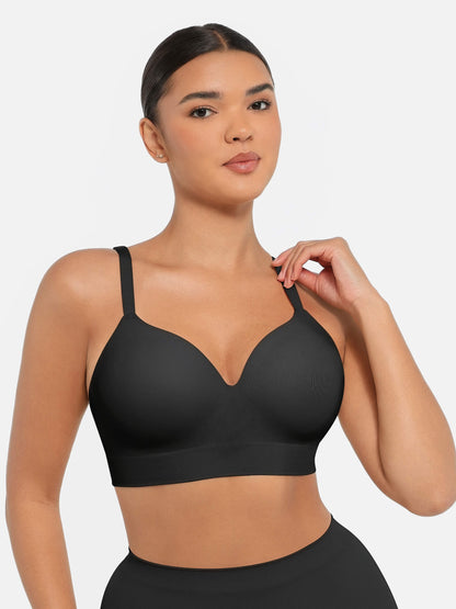 Full Coverage Push-Up Comfort Wireless Bra