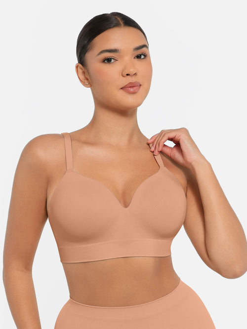 Full Coverage Push-Up Comfort Wireless Bra