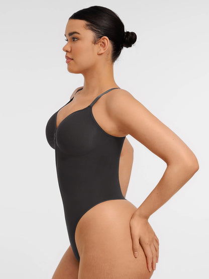Seamless Shaping Tummy Control Zipper Bodysuit