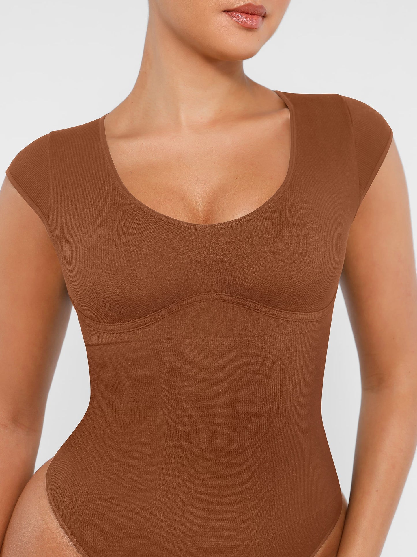 Bodysuit Tummy Control Shapewear Body Shaper Jumpsuit Top Going Out Shirt