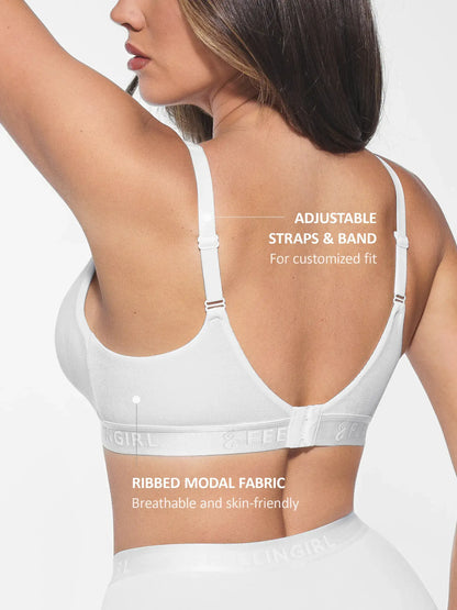 No Underwire Light Support Modal Bra