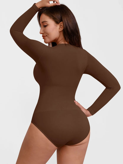 Seamless Ultra-Soft Crew Neck Bodysuit