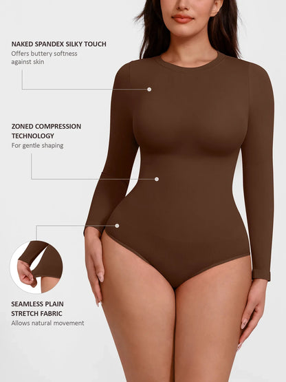 Seamless Ultra-Soft Crew Neck Bodysuit