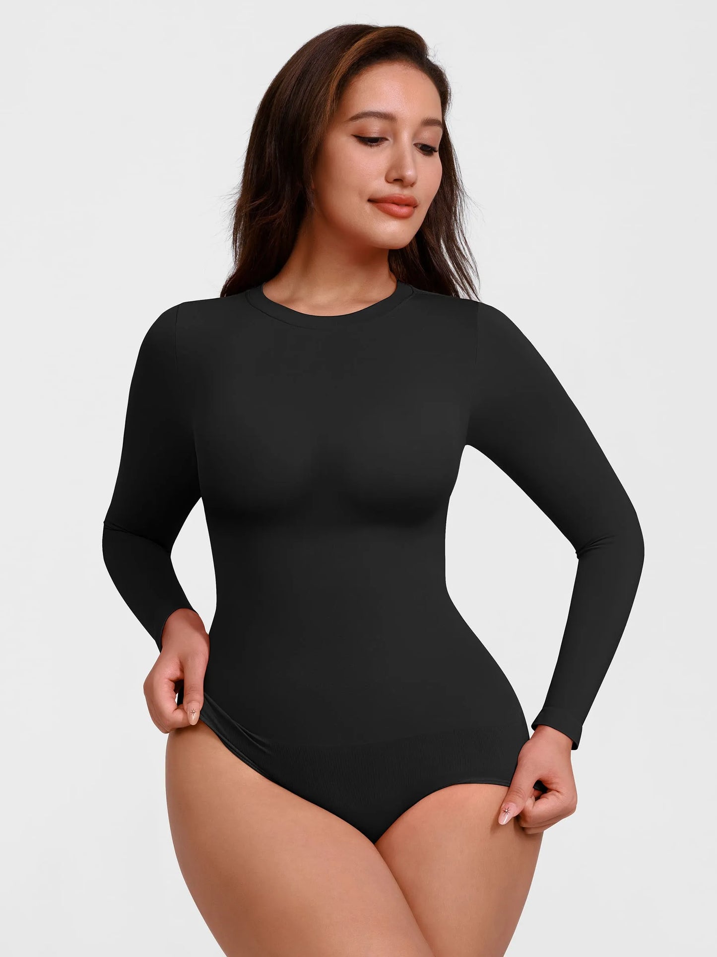 Seamless Ultra-Soft Crew Neck Bodysuit