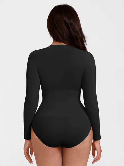 Seamless Ultra-Soft Crew Neck Bodysuit