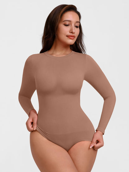 Seamless Ultra-Soft Crew Neck Bodysuit