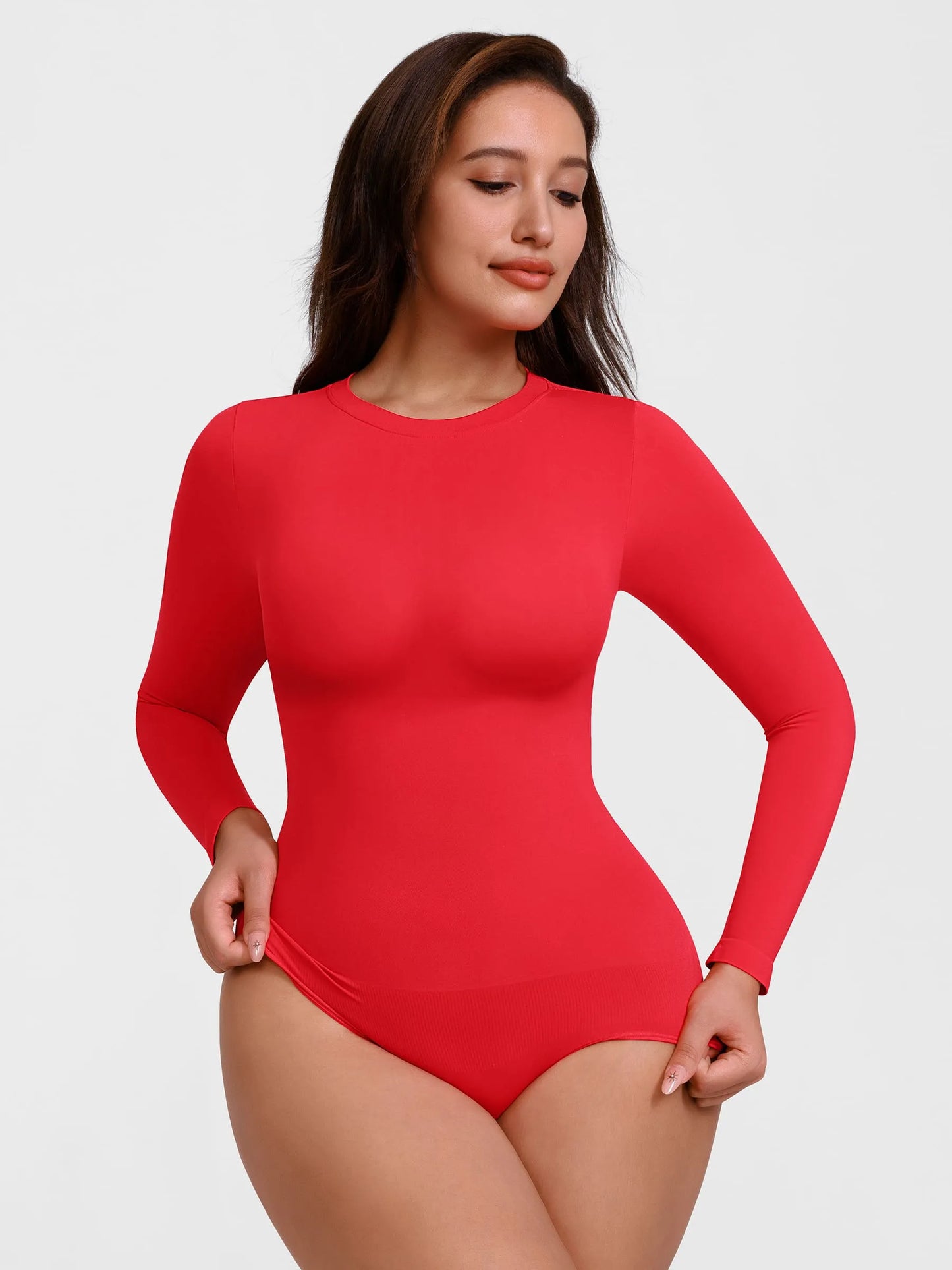Seamless Ultra-Soft Crew Neck Bodysuit